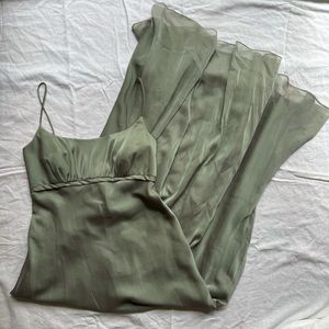 Fairy Sage Green Prom Dress